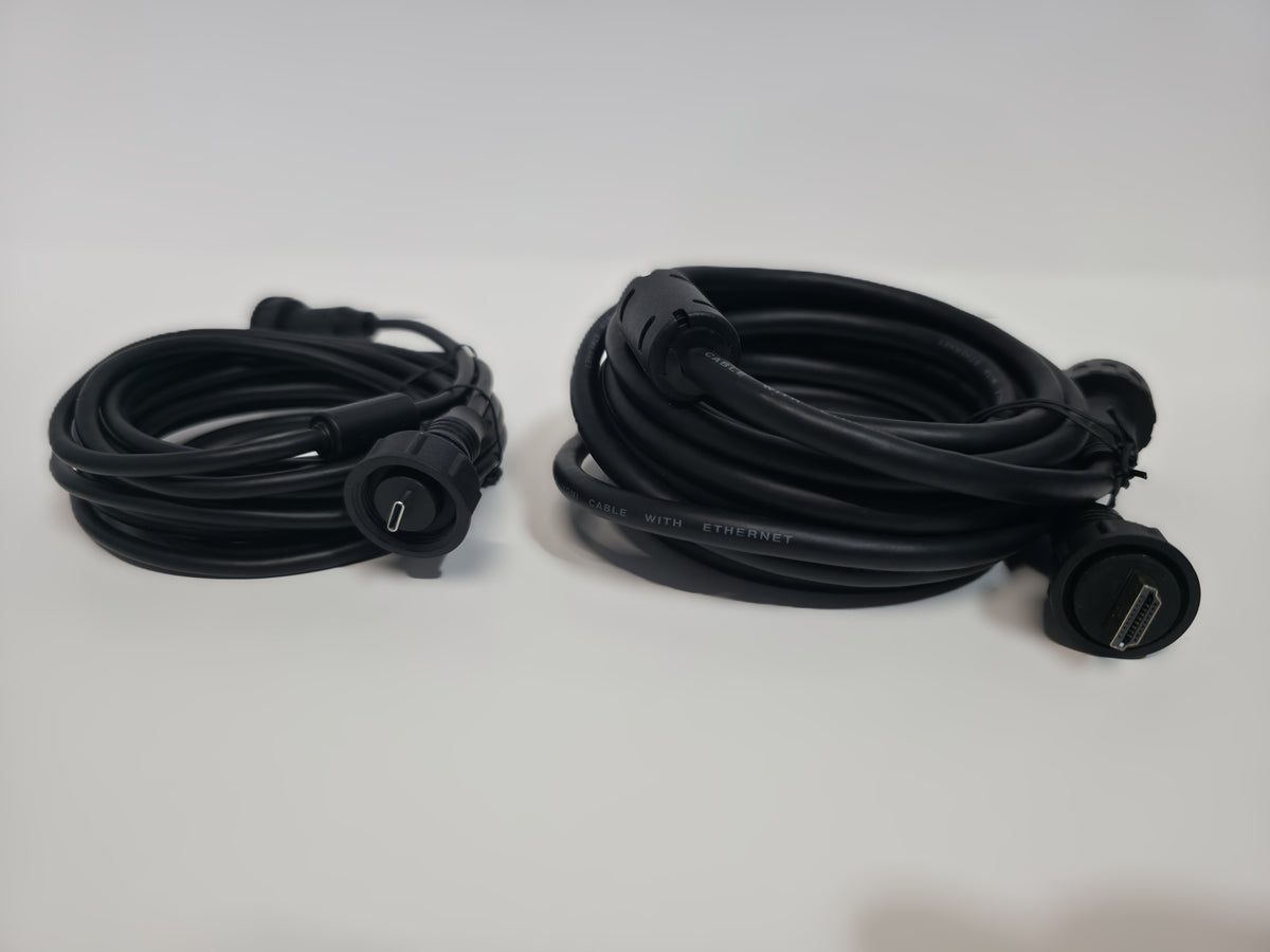 IP67 USB-C and IP67 HDMI cables