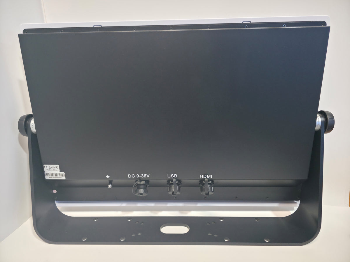 Rear view of HDK Display